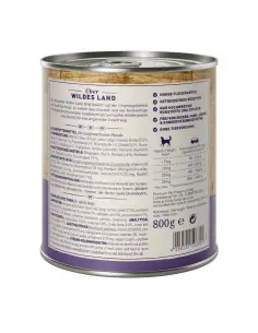 Wild 800g mit Kürbis, Preiselbeeren, Wildkräutern & Distelöl 2